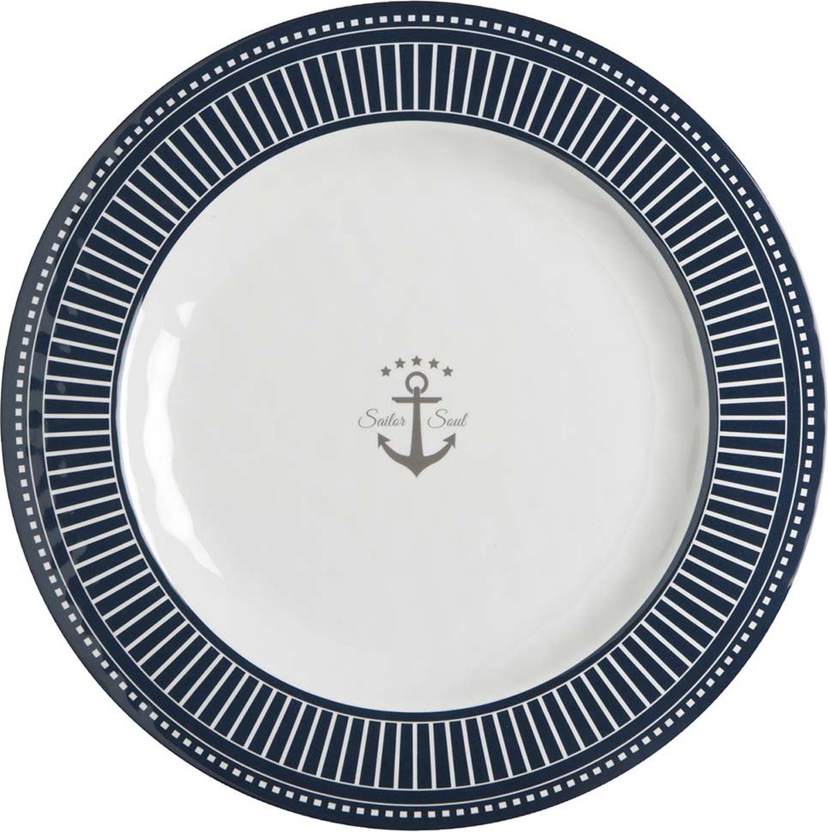 Marine Business Scheepsservies Sailor Dinerborden set van 6 stuks