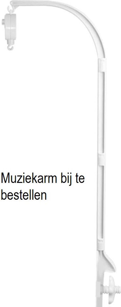 Kersvers - mobiel baby - bosdieren speelgoed - Box mobiel baby herfst - Dieren - Kraamcadeau - Knuffel uil - Knuffel hert - vosje - konijn - Vilt - Wieg - Babykamer - zonder muziekarm - babykamer decoratie - Babyspeelgoed — afbeelding 3