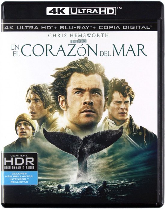 Foto: In the heart of the sea blu ray 4k blu ray 