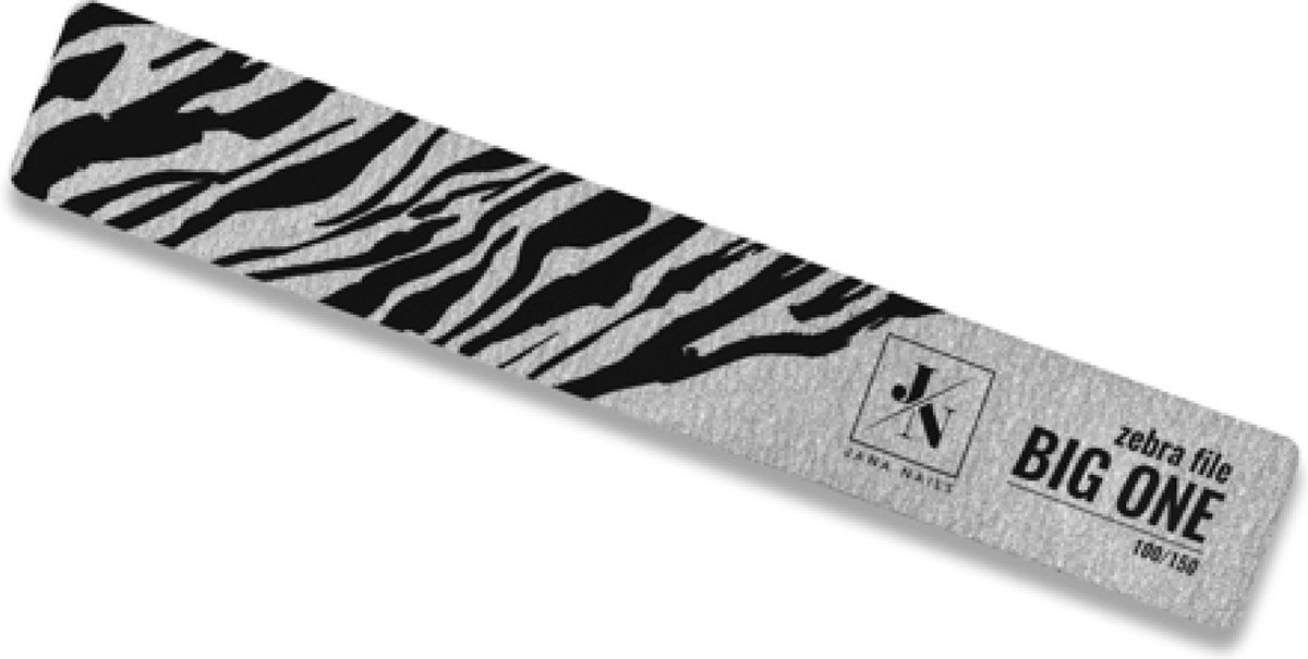 Nagelvijl professioneel 5 stuks - Big vierkant animal print - Deluxe zebra file 100/150 - Jana nails