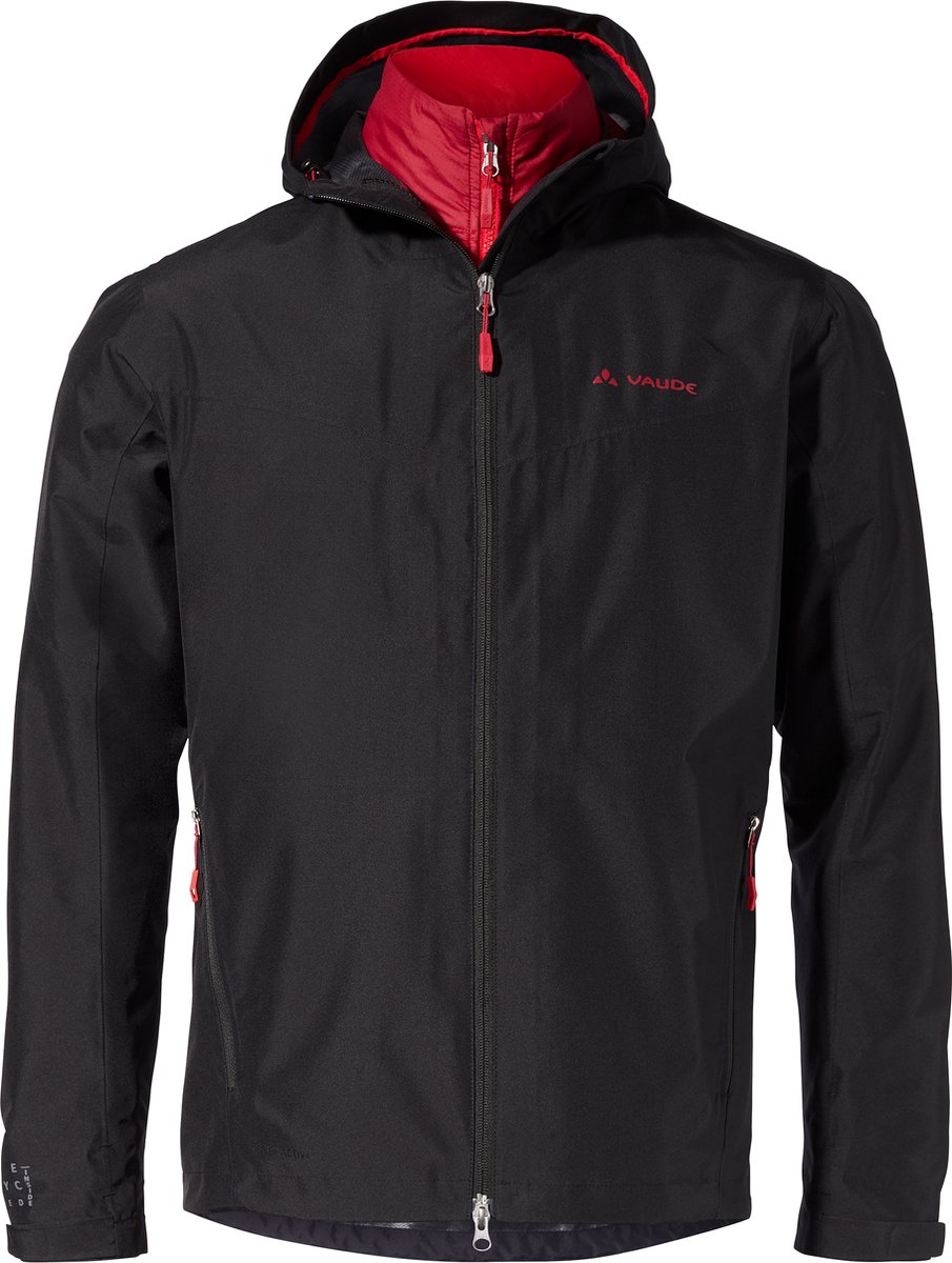 Vaude Men’s Valsorda 3in1 Jacket Winterjas Heren Zwart