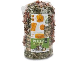 Witte Molen - Knaagdierensnack - Knaagdier - Puur Pauze Hooirol Wortel & Pompoen 200gr - Tray - 1st