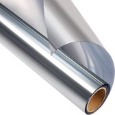 Foliflex Spiegelfolie 100 x 152 cm - Privacy Folie - Anti inkijk raamfolie - Zonwerend en Isolerend - Zilver