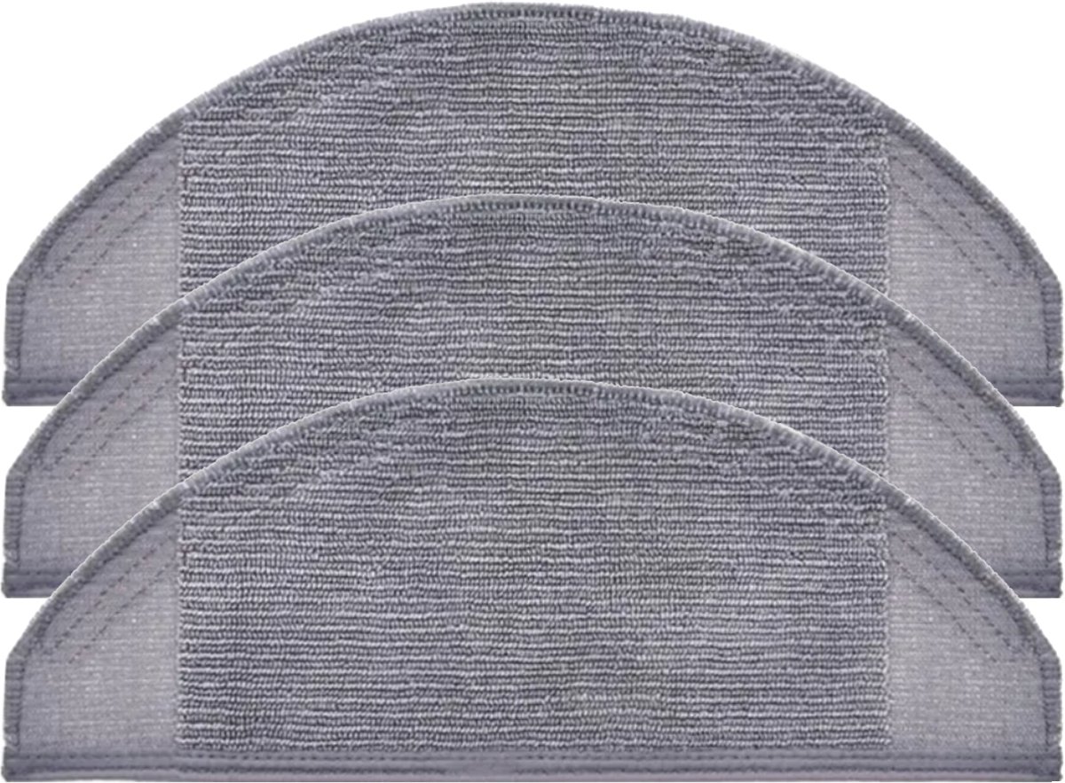 3x Dweil doeken geschikt voor Eufy RoboVac X8 Hybrid - mop pads vervanging onderdeel