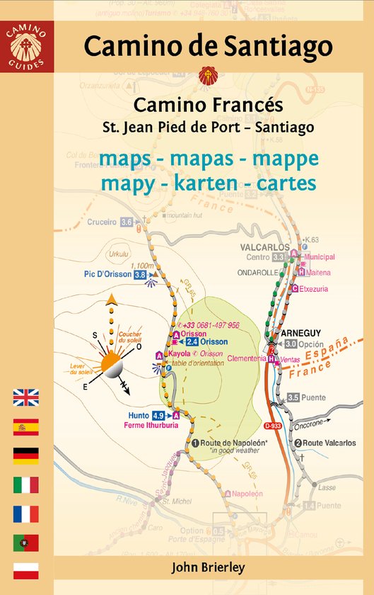 Camino de Santiago Maps (Camino Francés) - cover