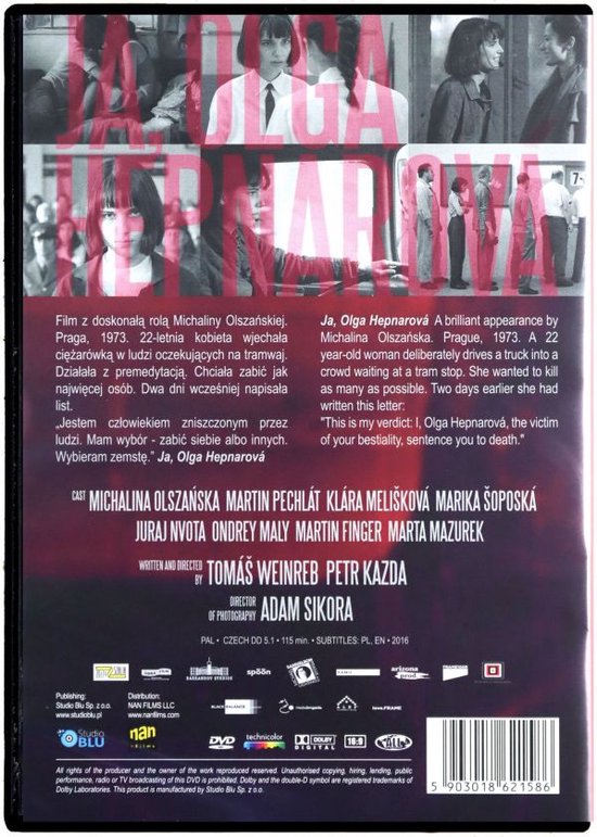 Já, Olga Hepnarová [DVD] (Dvd), Marika Soposká Dvd's bol