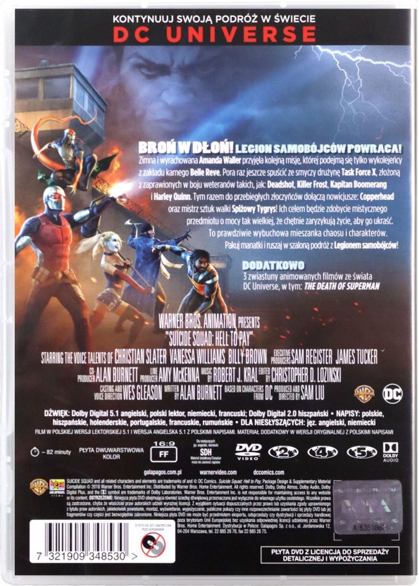 Suicide Squad: Hell to Pay [DVD] (Dvd), Kristin Bauer van