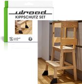 ULROAD 2 x kantelbeveiliging geschikt voor IKEA ODDVAR BEKVÄM leertoren voetaccessoires