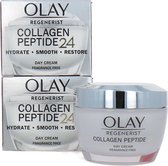 Olay Regenerist Collagen Peptide 24 Dagcrème - 50 ml (2 stuks)
