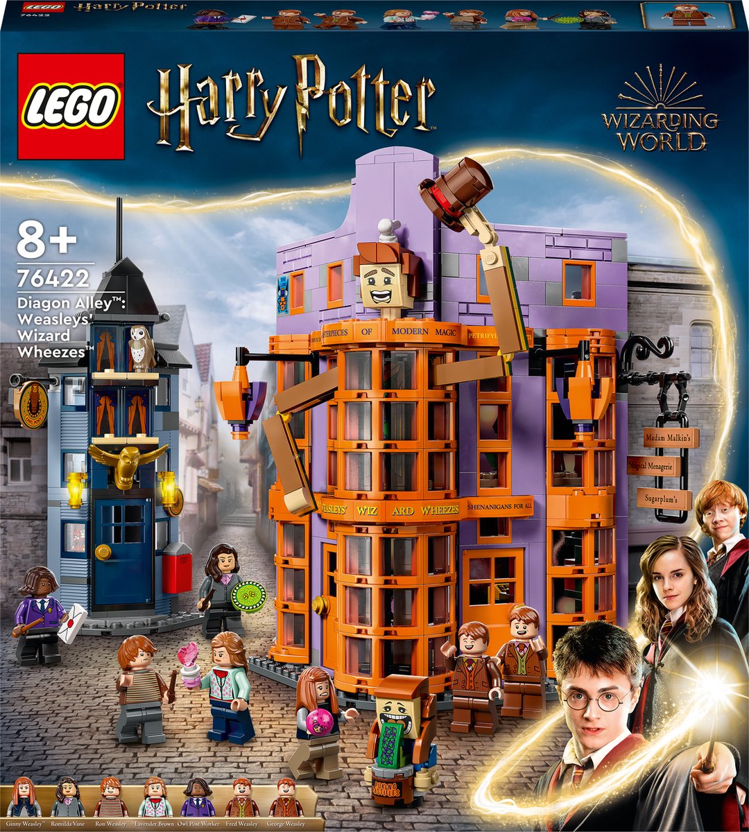 LEGO Harry Potter De Wegisweg: De Tovertweelings Topfopshop 2in1 Set -  76422 | bol