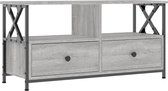vidaXL Meuble TV 90 x 33 x 45 cm Bois traité Chêne Sonoma gris