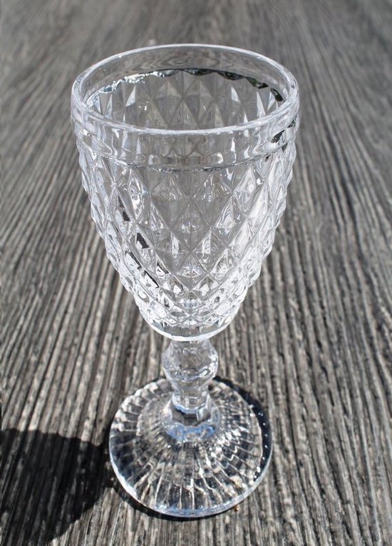Vintage 6 pièces ensemble de verres filet King verre à boire verres à vin  verre à eau