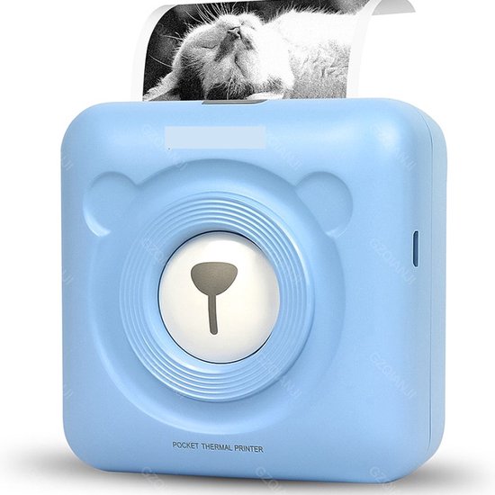Mini Printer – Mobiele Printer Draadloos – Met App – Voor Mobiel Met ...