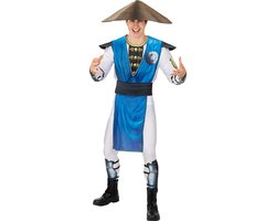 FUNIDELIA Raiden Kostuum voor mannen - Mortal Kombat - Maat XL - Blauw