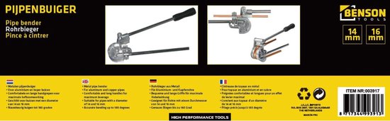 échelle 0-180 Cintreuse Tuyau 16mm - Pour Tubes - Échelle 0-180 échelle 0-180 Cintreuse Tuyau 16mm - Pour Tubes - Échelle 0-180