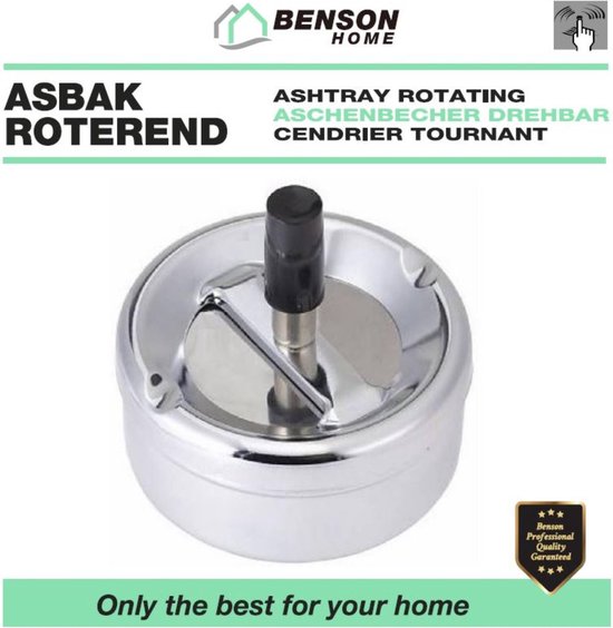 Cendrier Bellson Metal Push And Turn (Rotatif)
