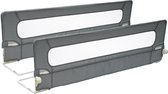 Safetots Dubbelzijdig Bedhek, Grijs, 140cm Breed x 50cm Hoog