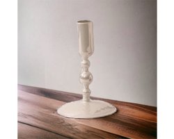 WinQ-Kandelaar glas 10x10x15cm metallic Off White