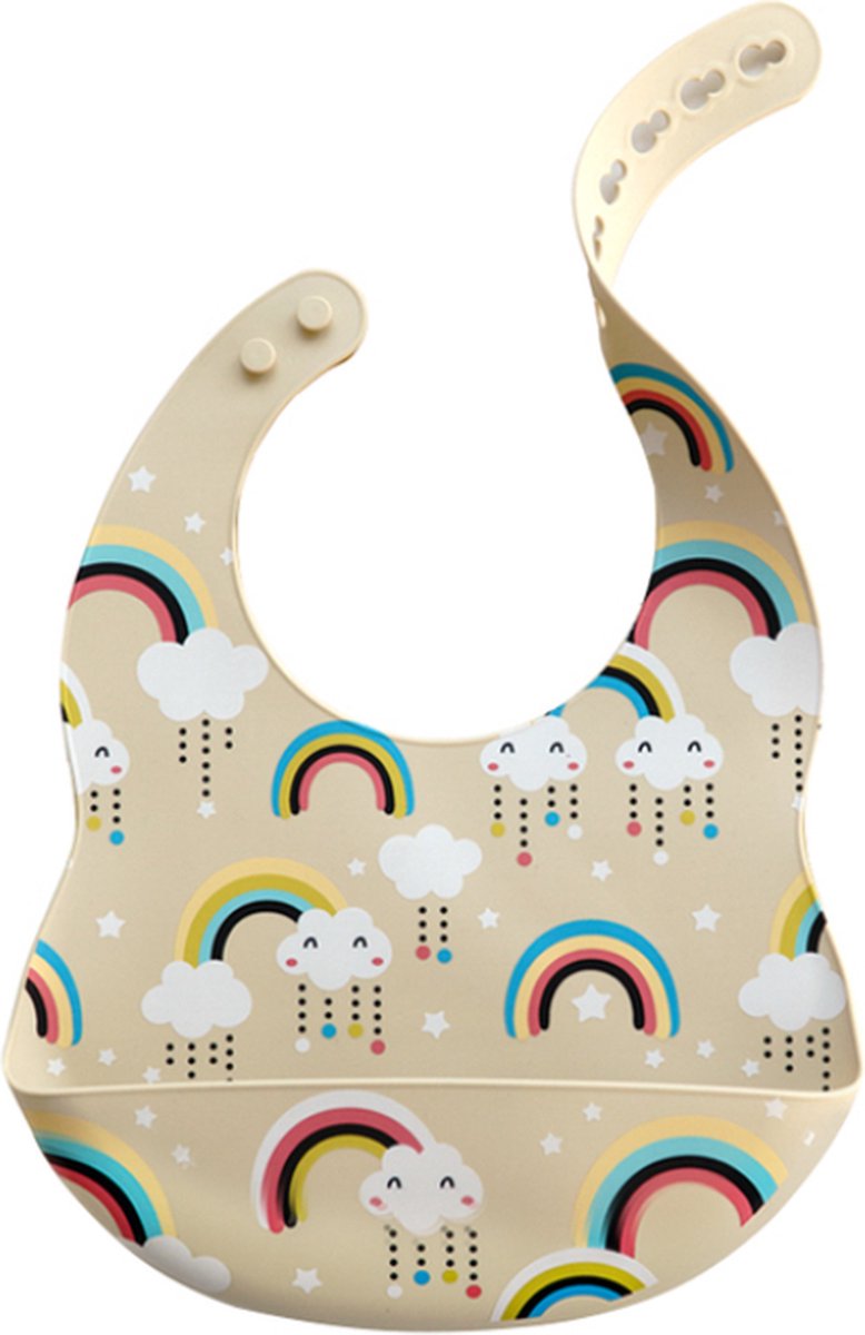 Goedkoopste Siliconen regenboog slab met opvangbakje - siliconen slab met opvangbakje - anti knoei slab