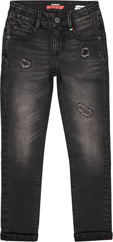 Vingino jongens jeans Skinny Flex Fit Alessandro Black Denim Crafted |  bol.com