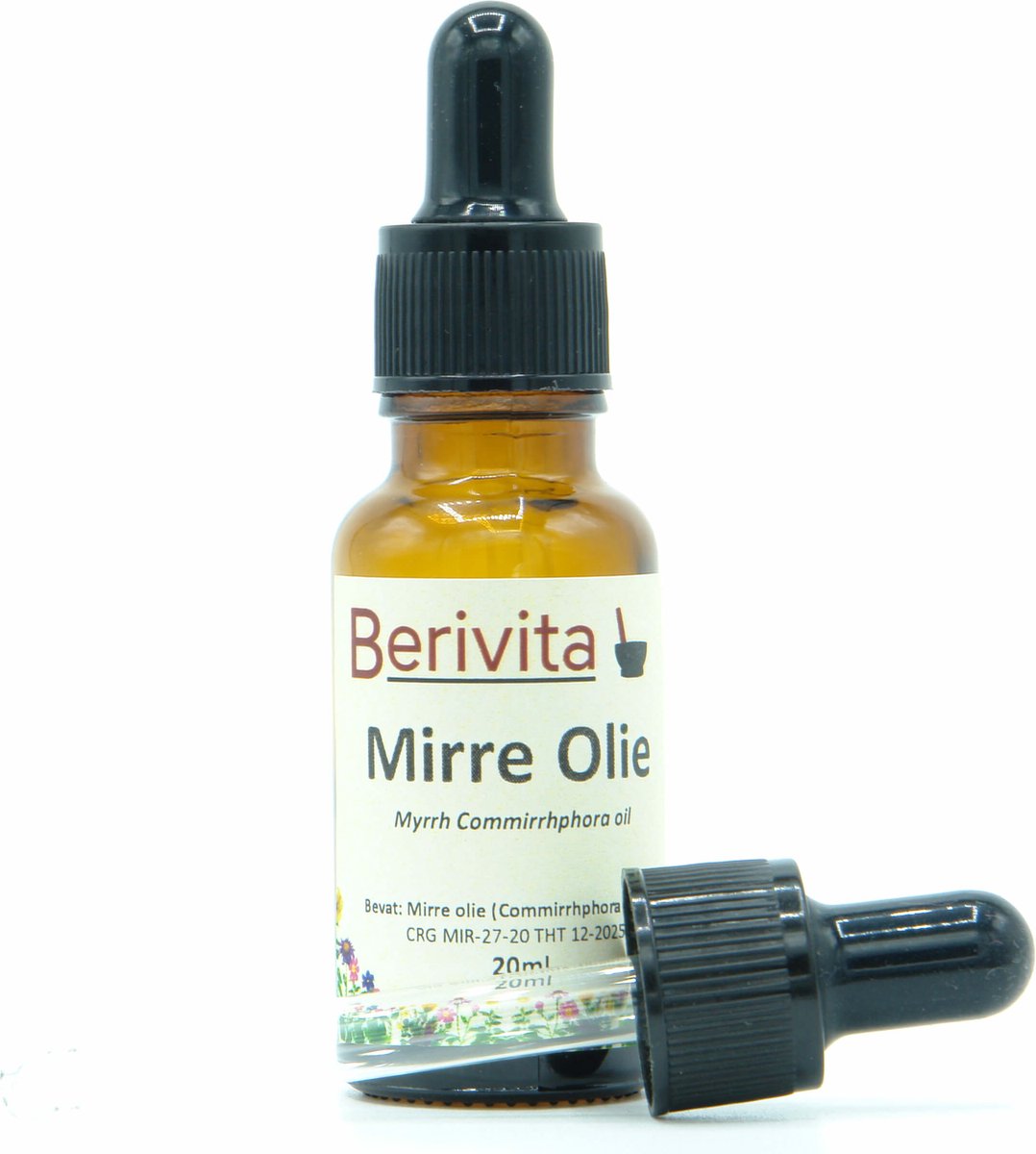 Goedkoopste Mirre Olie 100 20ml Pipetfles - Mirre Etherische Olie van Myrrha Hars - Myrrh Oil