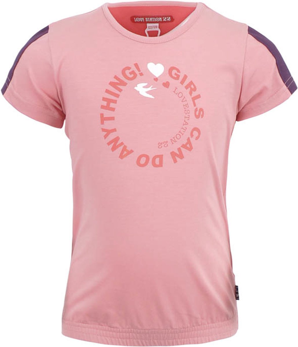 Love Station meisjes t-shirt Ida Pink