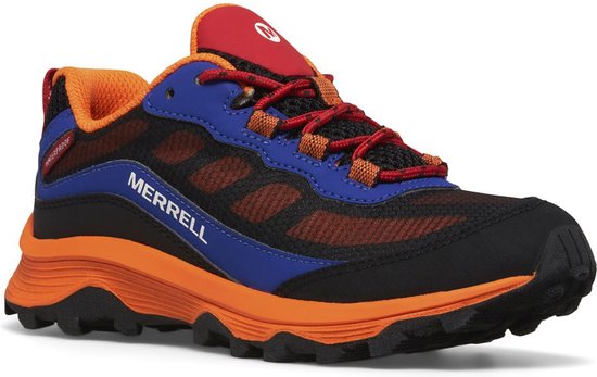 Brütting OHIO LOW Uniseks, kinderen Halfhoge trekking- & wandelschoenen, Limoen / grijs / blauw, 28 EU
