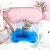 Slaapmasker - Oogmasker met koud & warm kompres gel - Reismasker - serie Summertime - Roze
