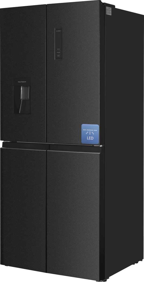 Frilec BONN-MD458-WS-040DDI - Amerikaanse koelkast - No-Frost - 5 Jaar Garantie - Dark Inox - 419 liter — afbeelding 4