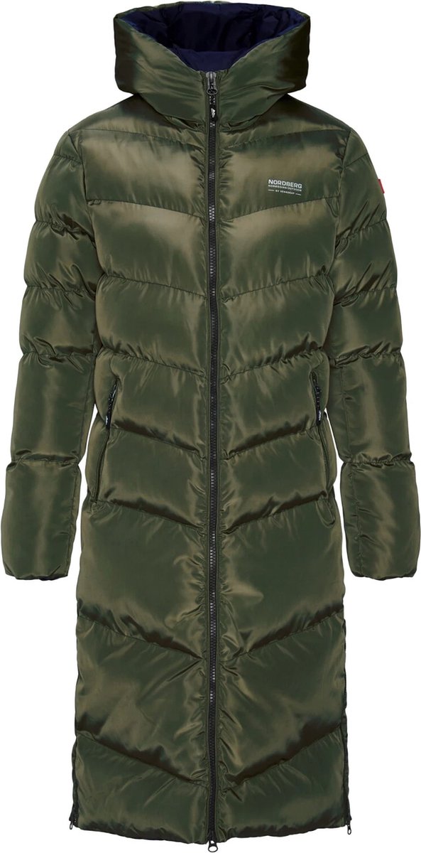 Nordberg Puffer Jacket Helena Dames Army Groen