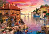 puzzel Mediterranean Harbor - Dominic Davison - 1000 stukjes