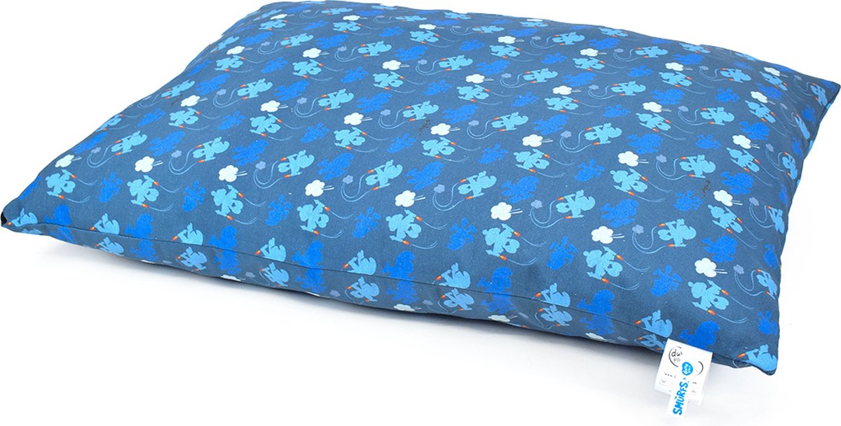 Smurfs Duvoplus - Dierenkussen - Hond - De Smurfen Kussen Met Rits 100x70x14cm - 1st