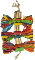 Duvoplus - Speelgoed Voor Dieren - Vogel - Maisblad Bundels Met Bamboo En Cocos 25,4x15,2x3,5cm Meerkleurig - 1st