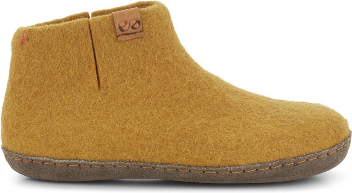 Wool by Green Comfort Everest Sun Yellow 051 Unisex Sloffen - Geel - 42