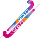 Grays houten hockeystick 200i Ultrabow Indoor Jun Stk Blauw / Roze - maat 34.0