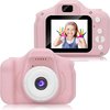 Denver Kindercamera FULL HD - 40MP Digitale Camera Kinderen - Foto en Video - 7 filters - 3 spelletjes - KCA1330 - Roze
