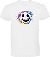 Creepy smiley Heren T-shirt - smile - horror - eng - gezicht - verf - schilder