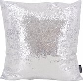 Sierkussen Shiny Glitter Silver / Zilver | 45 x 45 cm | Polyester / Pailletten