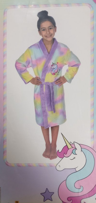 peignoir licorne - licorne - robe de chambre - robe de chambre - duster -  taille 98-104 | bol