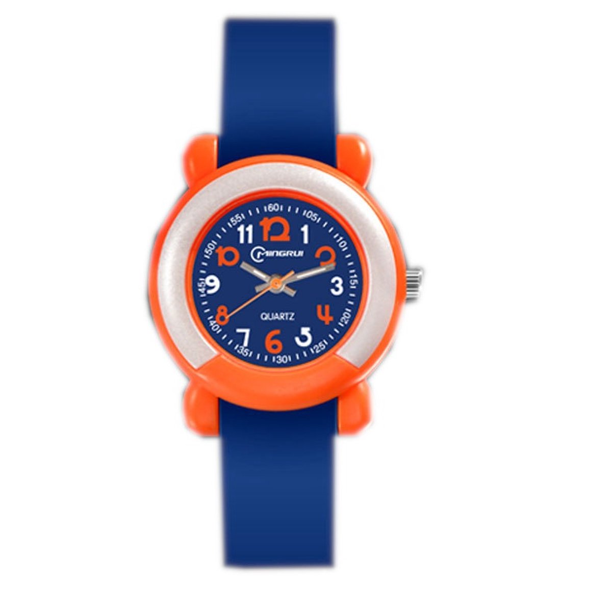 Horloge Kind – Horloge Jongens - Horloge Meisjes – Oranje Blauw