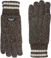 Laimböck Keltic - Shetland wol gebreide heren handschoenen Color: Espresso, Size: one size