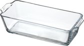Chef Traiteur Ovenschaal van borosilicaat glas - rechthoek - 0.8 Liter - 23 x 10 x 6 cm