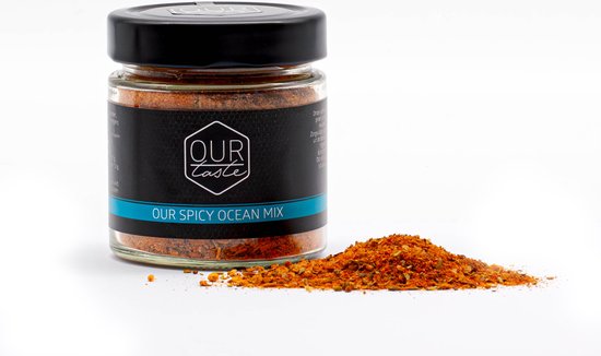 Our Spicy Ocean Mix - Vlees kruiden - Vis kruiden - BBQ rub - Vlees melange - Vis melange - Kruidenmix voor vlees - Kruidenmix voor vis - Geschenk Tip – 100% natuurlijk genieten - Puur genieten - Kruiden en Specerijen