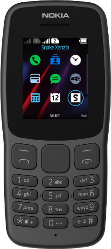 Nokia 106 Dual-Sim Grijs