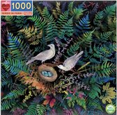 eeBoo - Birds in Fern puzzel 1000 stukjes