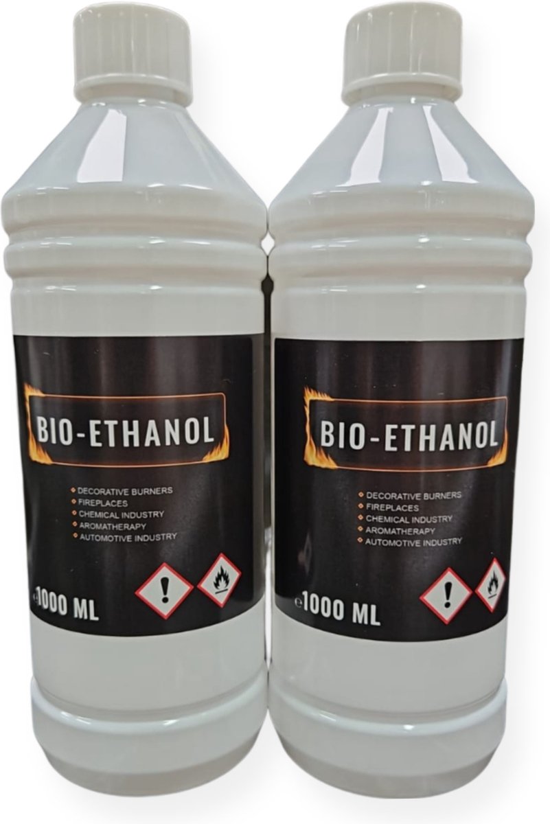 KieselGreen Bioéthanol 12 x 1 Litre avec Parfum pour Cheminée à l'éthanol -  Bioéthanol comme Parfum d'ambiance - Parfum pour Cheminée à l'éthanol Bio  intérieur ou feu de Table au Bioéthanol 