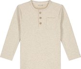 Prénatal peuter shirt - Jongens Kleding - Soft Brown Melange - Maat 80