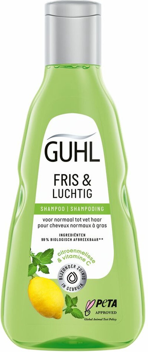 4x Guhl Fris & Luchtig shampoo 250ml