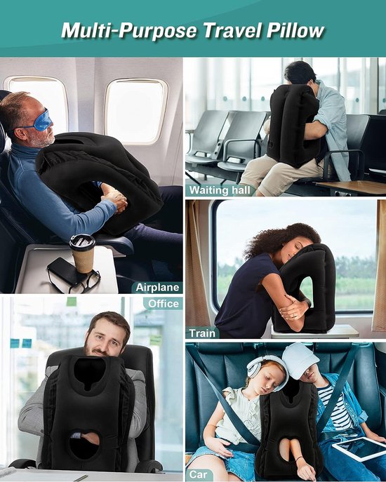 Vulbaar Reiskussen Voor Op Reis - Zacht Fluwelen U-vorm Kussen Voor Op Reis Zacht Fluwelen U Vorm Kussen Voor Extra Bagage