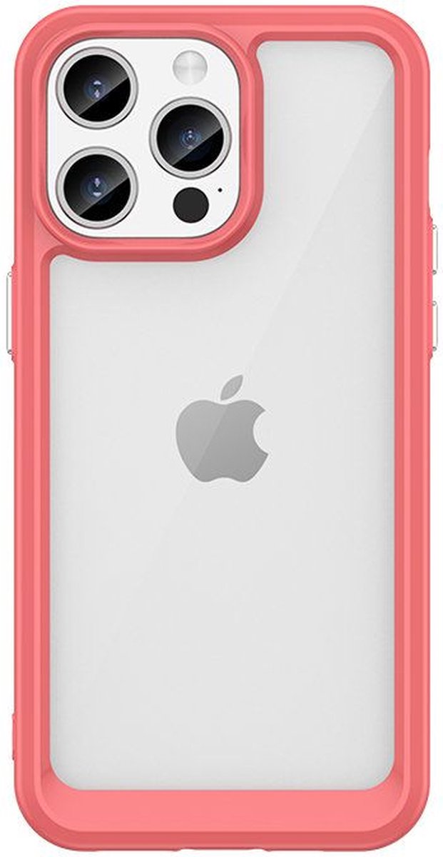C-multi - Outer Space - iPhone 15 Pro hoesje - Rood
